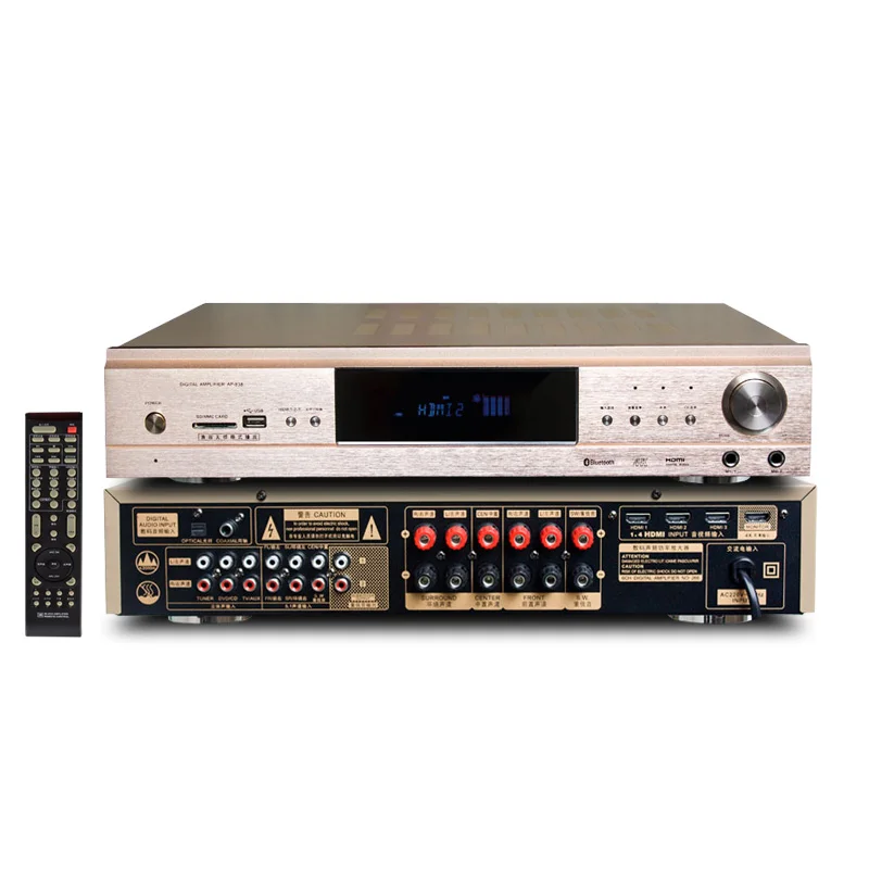 5,1 Домашний кинотеатр, усилитель мощности, AV-ресивер, HDMI ARC HD ...