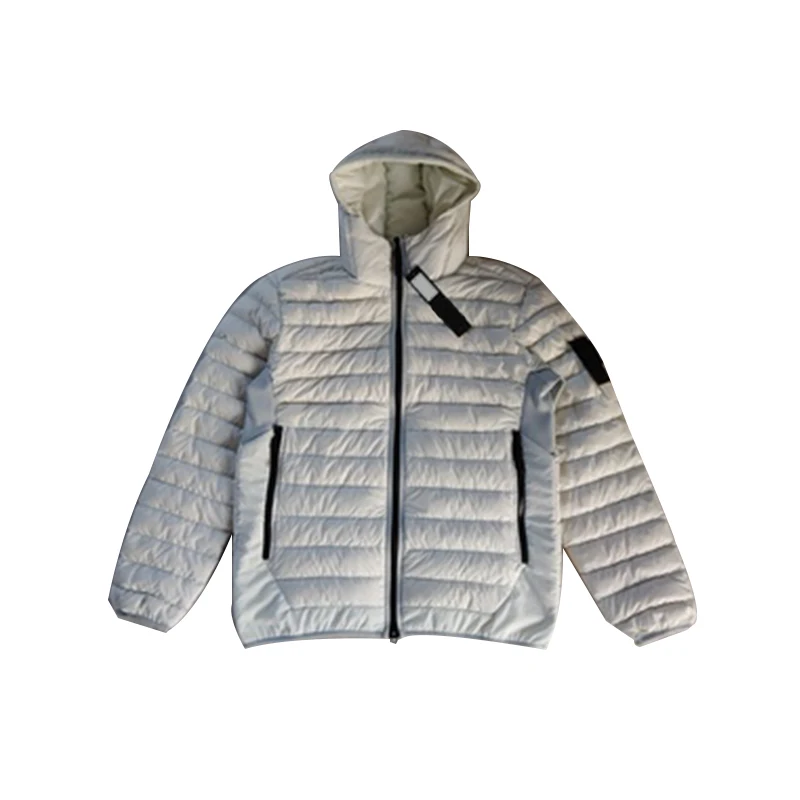 Autumn Winter Fashion Ultra Light Duck Down Jacket Mens Korean Streetwear Feather Coat Hooded Down Jackets Warm Men Clothes
