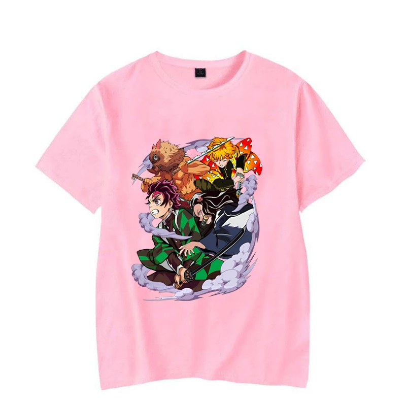 Горячая Распродажа аниме Kamado Tanjirou Nezuko Agatsuma Zenitsu Hashibira InosukeT рубашки женские