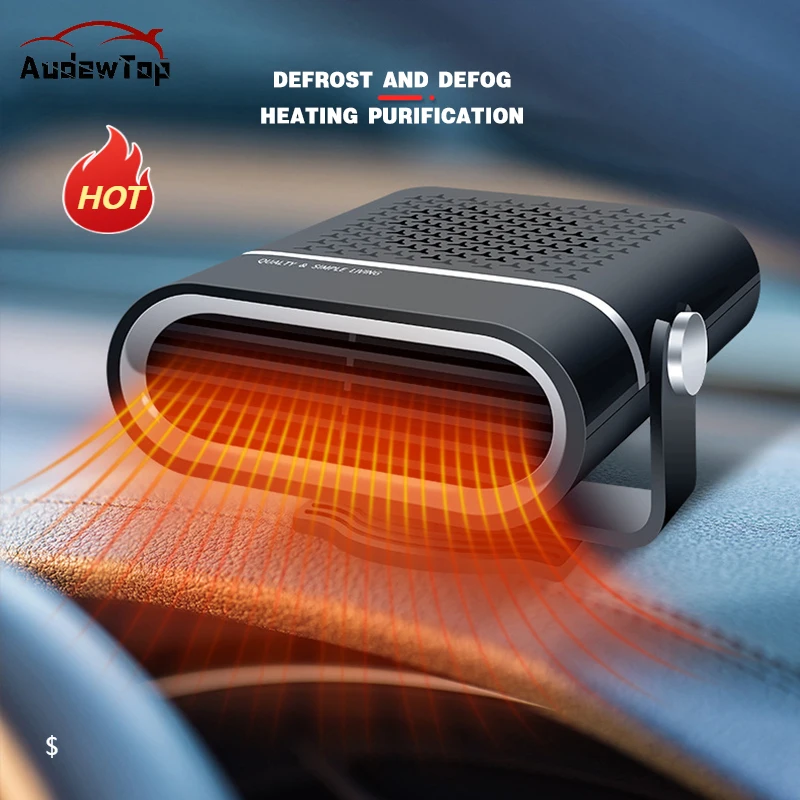 

1000W 12V/24V Car Heater Electric Heating Fan Portable Electric Dryer Windshield Defogging Demister Defroster For Car Home