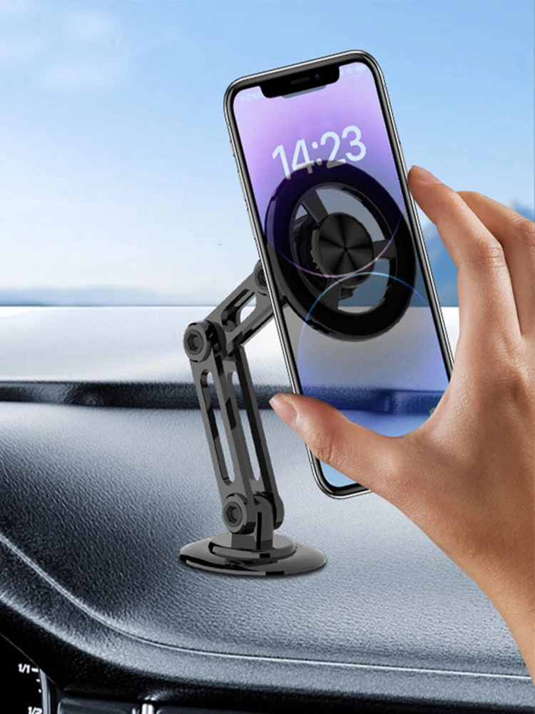 Магнитный держатель для сотового телефона мобильного без помощи рук сильная