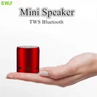 Мини-динамик EWA A107S TWS, Bluetooth-динамик, усиление неисправности басов, бумбокс, мощный HD-звук, 8 часов воспроизведения, металлический корпус