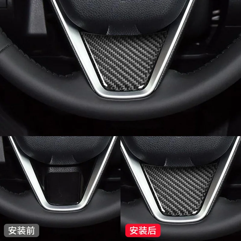 

For Toyota Camry 8 Generation Real Carbon Fiber Other Interior Accessories Steering Wheel Frame Trim Stickers Car Stylying