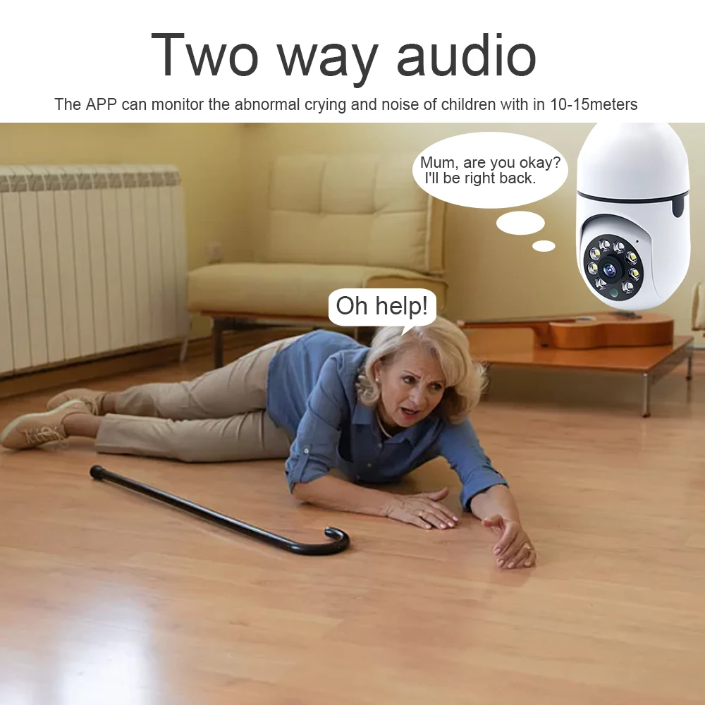 5G Wifi 5MP E27 żarówka kamera monitorująca kryty 4X Zoom cyfrowy AI ludzkie wykrywanie kolorowy noktowizor bezprzewodowa kamera inteligentny dom 6 5G Wifi 5MP E27 żarówka kamera monitorująca kryty 4X Zoom cyfrowy AI ludzkie wykrywanie kolorowy noktowizor bezprzewodowa kamera inteligentny dom 6