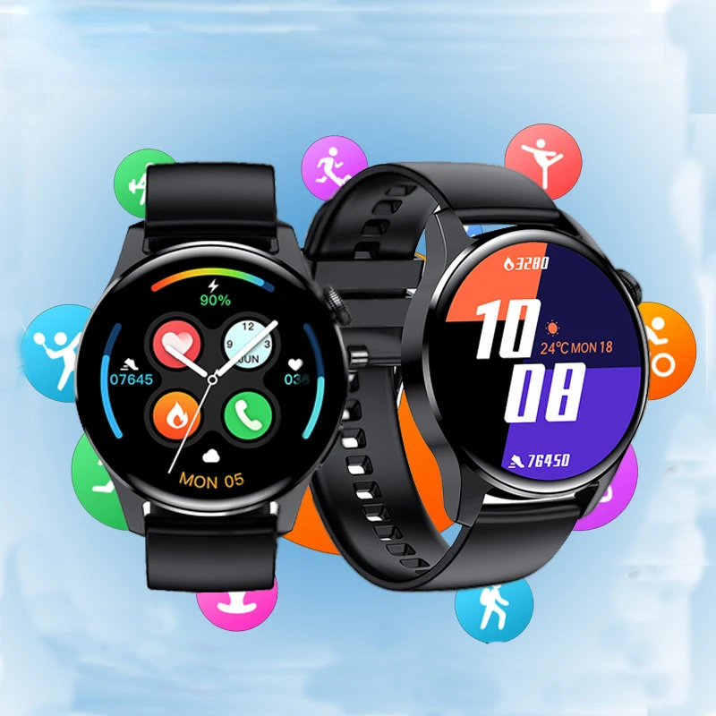 

New Sport Fitness Smart Watch Swimming-level Deep Waterproof Bluetooth5.0 HD Voice Remote Camera Customizable Dial Wrist Watch