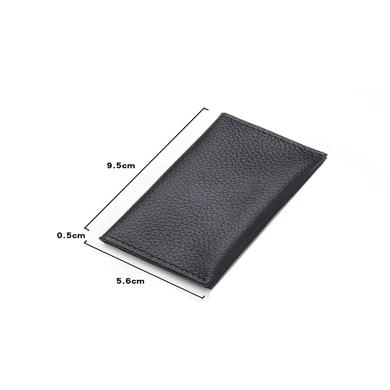 2023 New Ultra-thin Compact Card Box Women's Exquisite High-end Card Bag Cow Pickup Clip Men's Leather Thin Card Clip