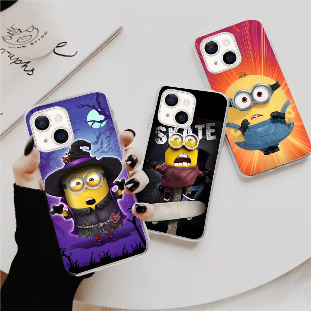 Прозрачный чехол AU-40 Love M-Minionss для Moto One ACE G40 Z2 E13 E22 E40 G10 G8 G50 G60 Fusion Pro Plus Play Power