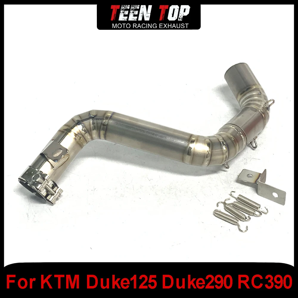 Соединительная труба выхлопной трубы мотоцикла из титанового сплава для KTM DUKE 125