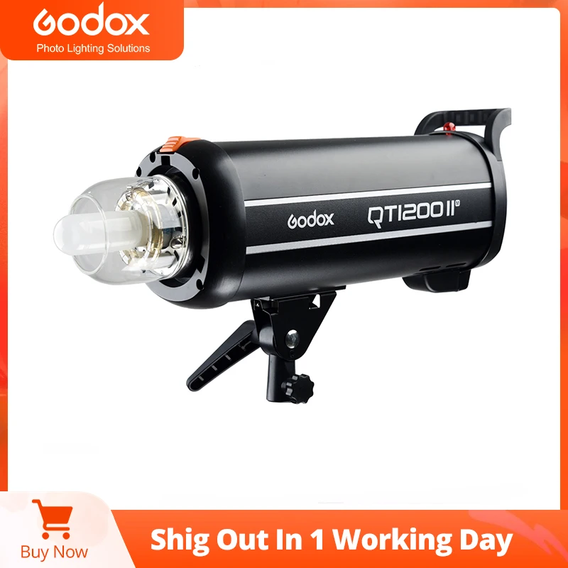 Godox QT1200II QT1200IIM 1200WS GN102 1/8000s Высокоскоростная синхронизация Встроенная 2 4G