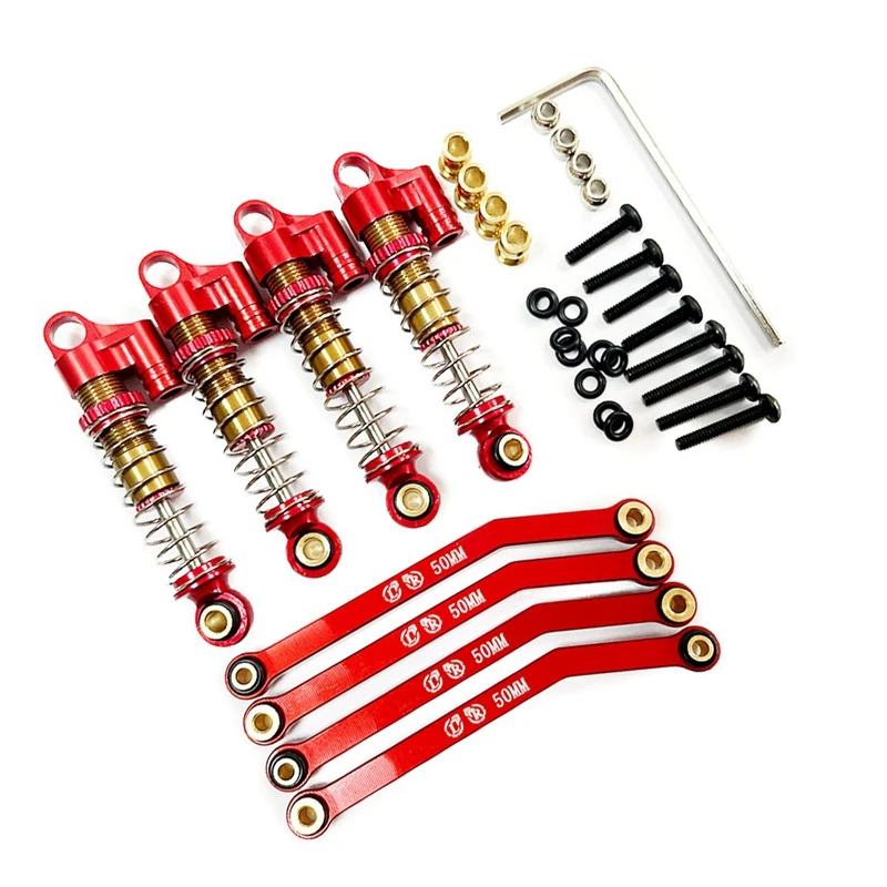 

For FMS FCX24 Metal 39Mm Shock Absorbers And Chassis Links Tie Rod 1/24 RC Crawler Car Upgrades Parts Accessories