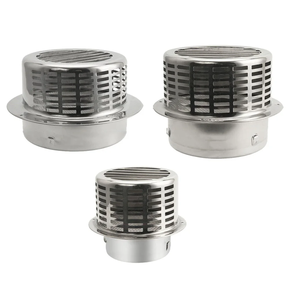 

Stainless Steel Water Heater Chimney Cap Air Vent Ducting Ventilation Exhaust Grille Cover Outlet Heating Cooling Vents Cap