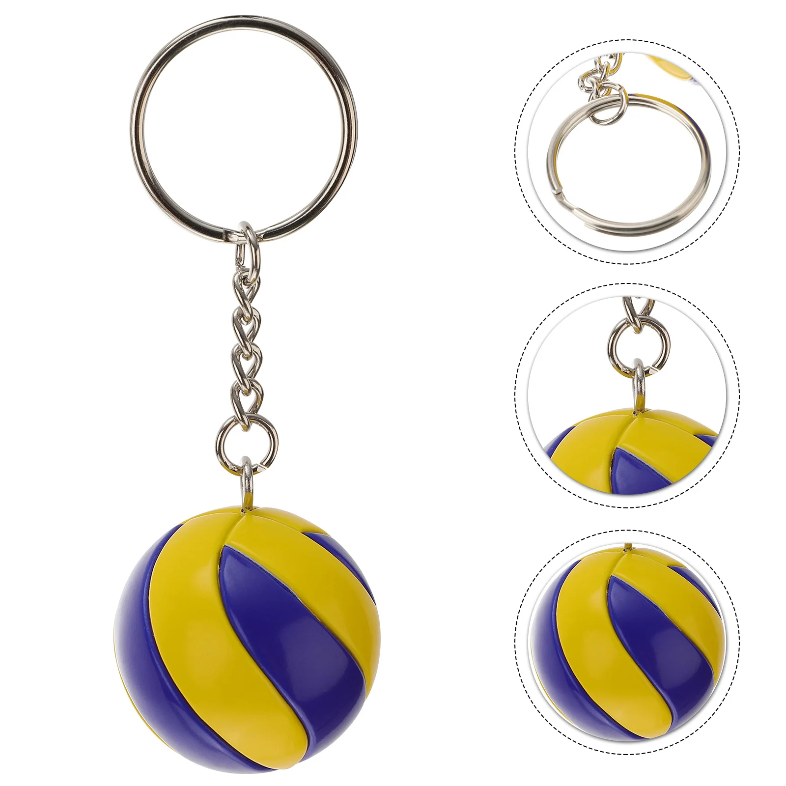 

Keychain Volleyball Sportskeychains Keyvolleybal Backpack Keyring Chain Party Pendants Gift Basketball Fan Gifts Favors Charm