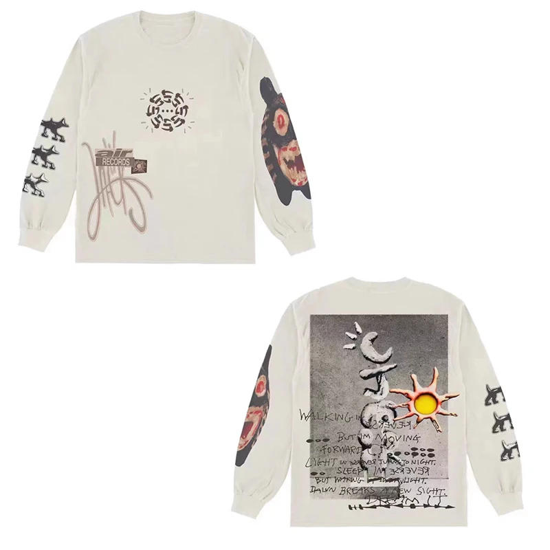 

High Quality 22ss Cactus Jac Long Sleeves T Shirt Men WomenThe Same Kind Hip Hop Spirng Autumn Skateboard T Shirt