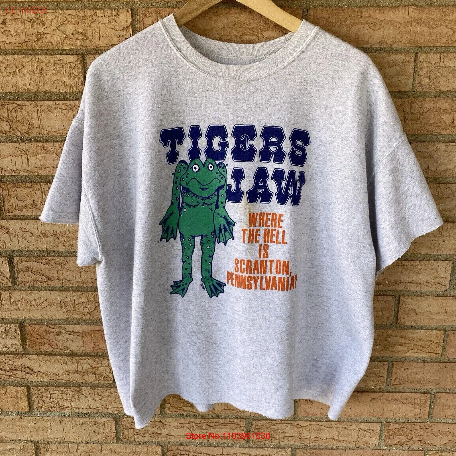 Тигры челюсти скраптон ПА лягушка Тур Индий рок эмо ремешок концертная Футболка