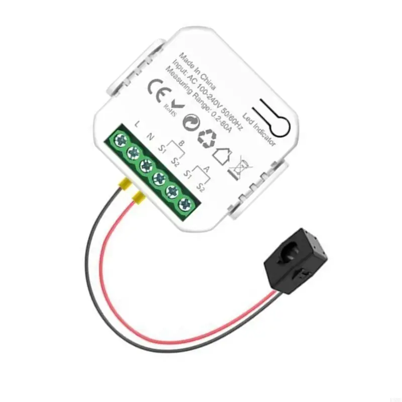Фото Energy Meter Energy с зажимами преобразователей тока, сенсационные измеритель потребления электроэнергии №2