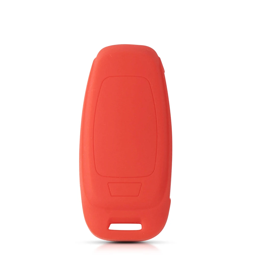 Силиконовый чехол KEYYOU для автомобильных ключей Audi A6L A7 A8 A8L E-tron Q8 C8 2019 силиконовый