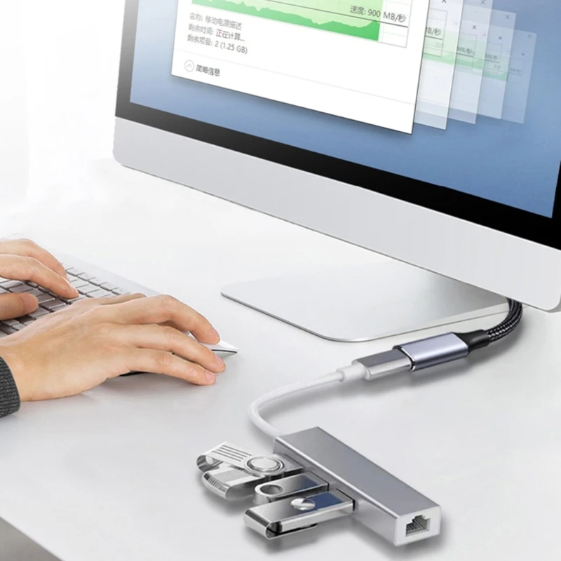 Удлинительный кабель TypeC 3 2 Gen2 мама-папа 5A 100 Вт USB C