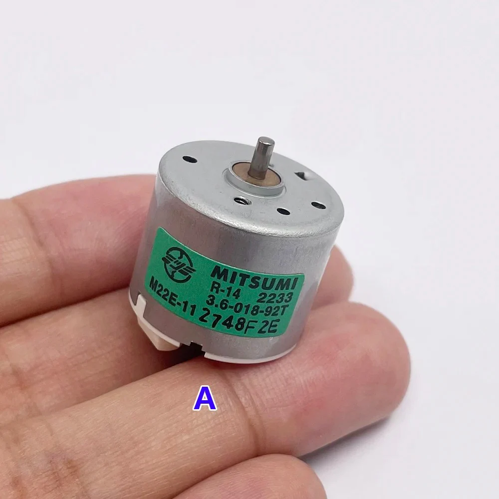 

Мини 22 мм MITSUMI M22E-11/12 Двигатель постоянного тока 3,7 В 5 В 6 В Микро 6-полюсный ротор Электродвигатель Большой крутящий момент Магнит для тату-машины Бритвы