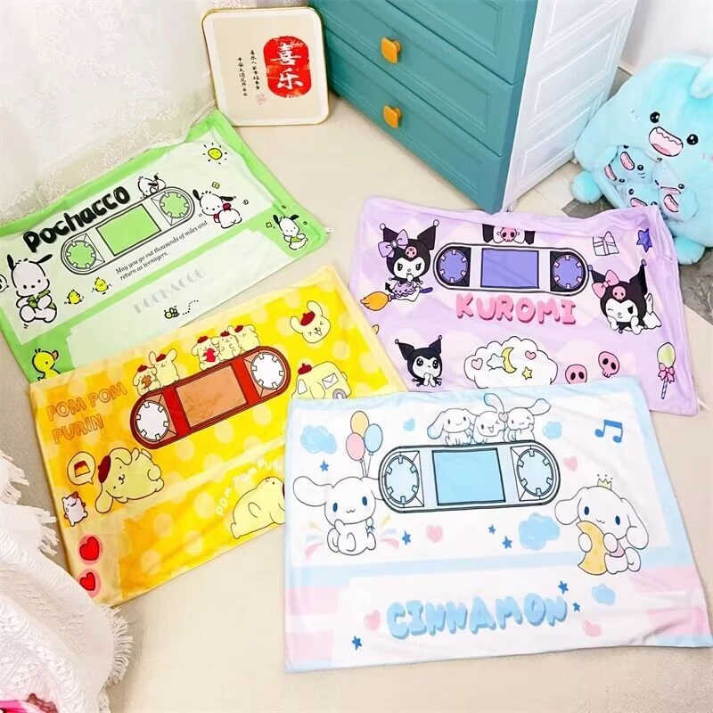 Японское аниме Hello Kitty Kuromi плюшевая наволочка Милая Sanrio My Melody Hangyodon постельное
