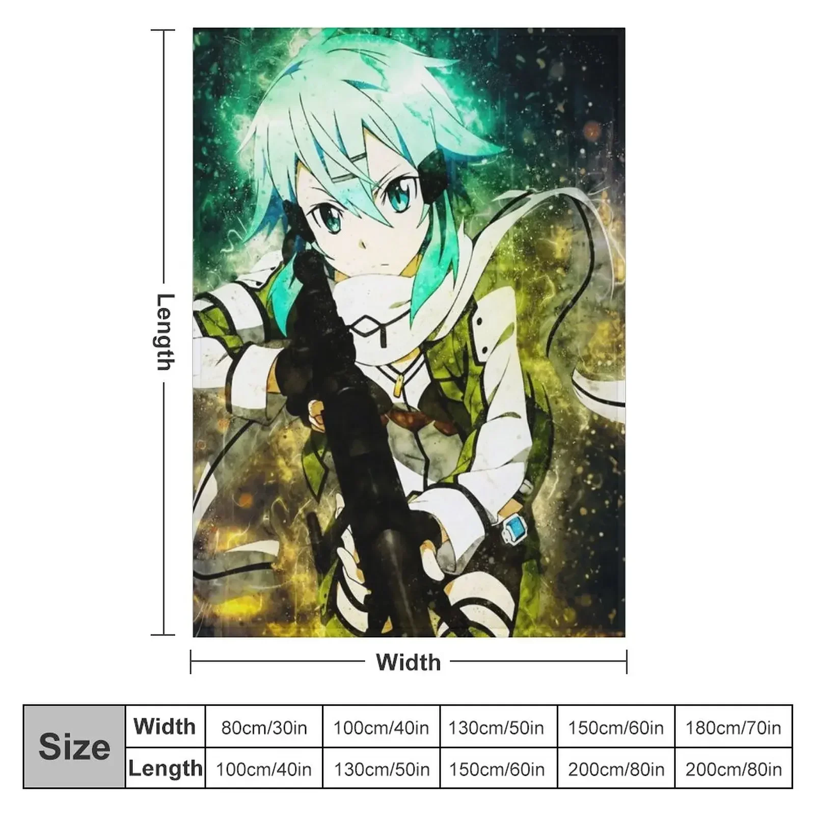 Sinon Sword Art Online пледы термобелье для путешествий одеяло декоративные кровати