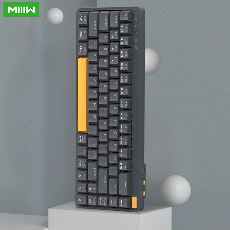 Miiiw офисная игровая механическая клавиатура 68Key Pop Проводная Bluetooth Двухрежимная