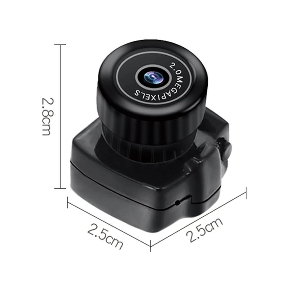 Tiny Mini Camera HD Video Audio Recorder Webcam Y2000 Camcorder Small ​Security Secret Nanny Car Sport Micro Cam webcam | Электроника