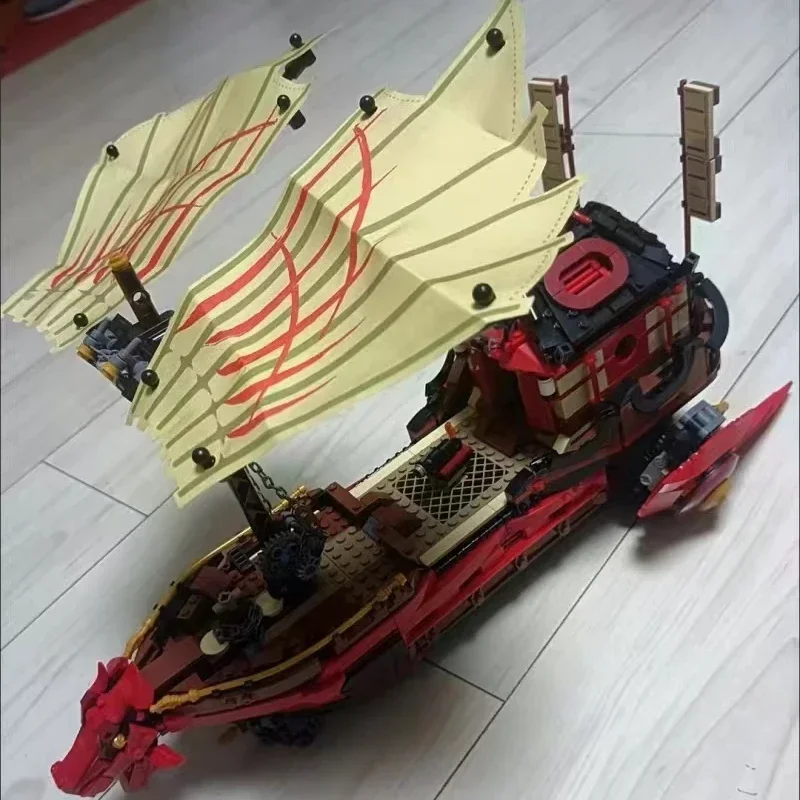 1700 + pcs Destiny's Bounty Boat совместимый 71705 строительные блоки игрушки подарки на день