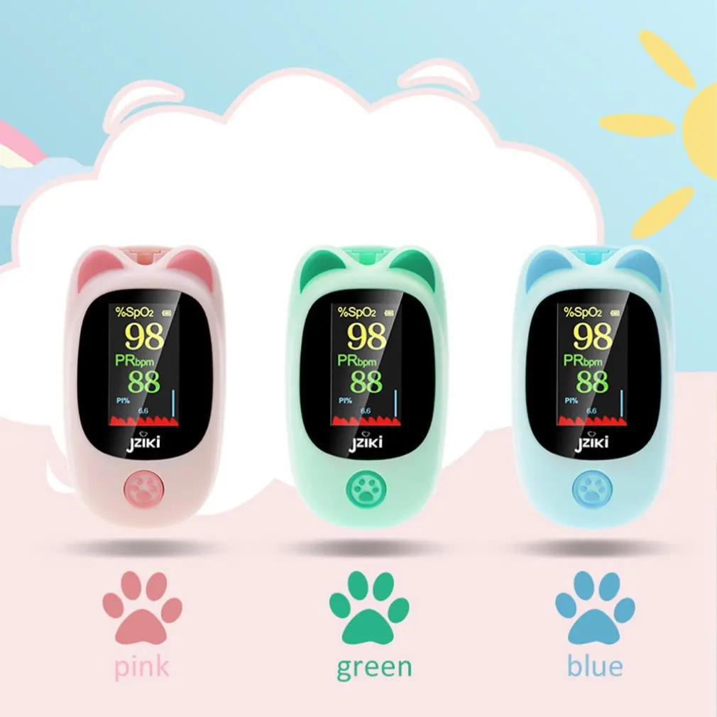 Беспроводной Пульсоксиметр на кончик пальца с TFT-экраном