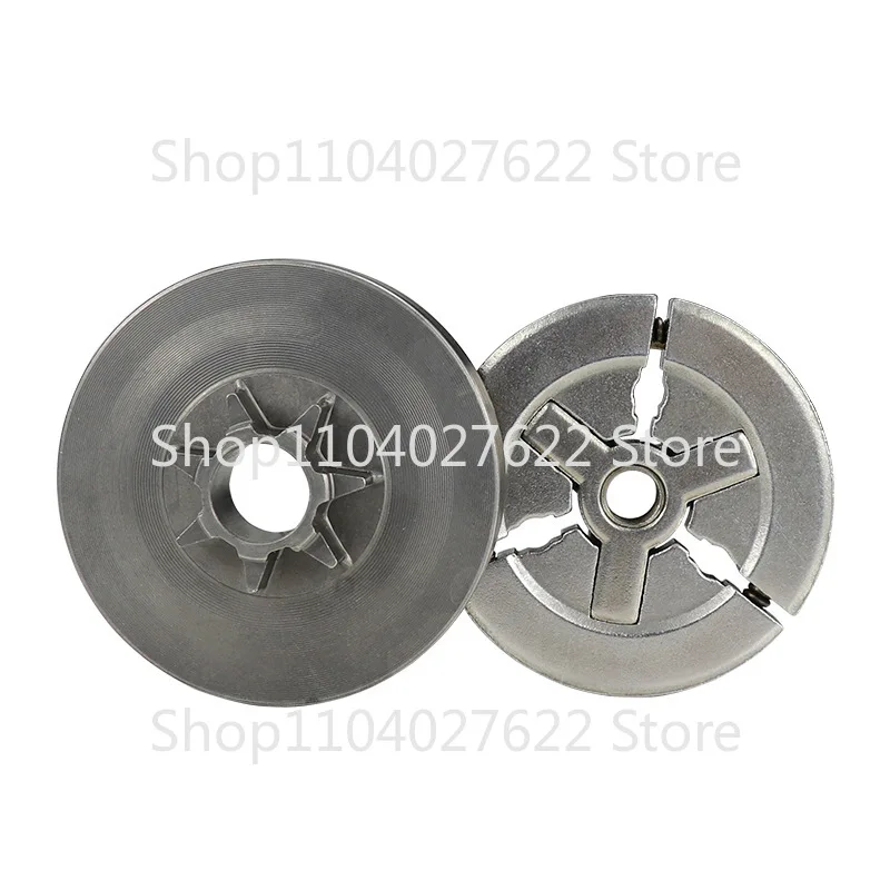 Диск цепной пилы муфты барабан сцепления + крышка игольчатый подшипник для 45cc 52cc
