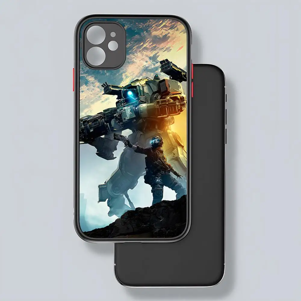 Чехол для телефона Game Titanfall 2 Матовый Прозрачный чехол IPhone 16 15 12 11 13 Pro Max X XR 8 Plus