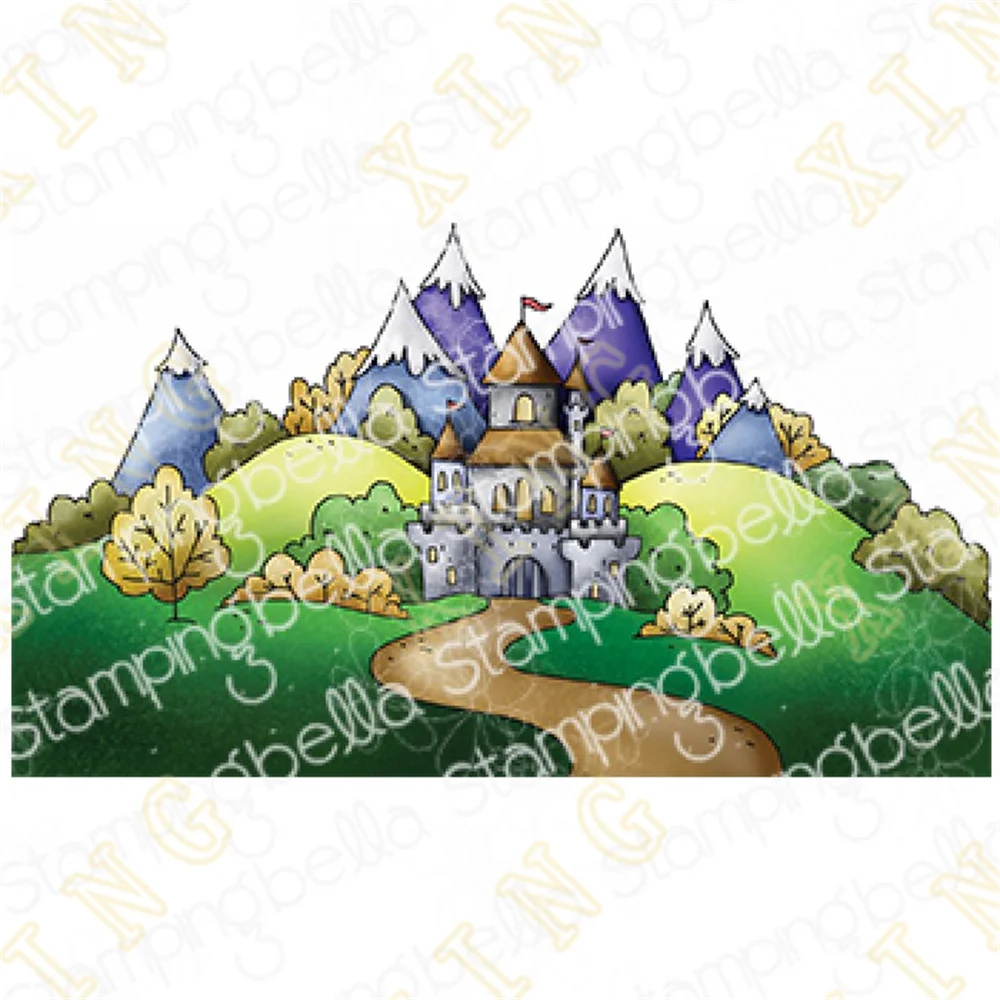 

Clear Silicone Stamps Scrapbook Diary Decoration Embossing Template Diy Greeting Card Handmade 2023 New Fairytale Backdrop