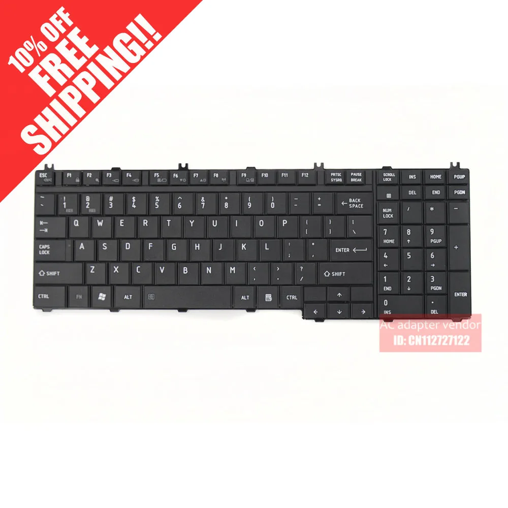 

New Replacement FOR TOSHIBA Qosmio F60 F750 F755 English laptop keyboard