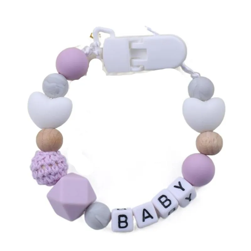 

Индивидуальное название, Детская силиконовая цепочка-держатель для пустышки, Детская атташе, подарок