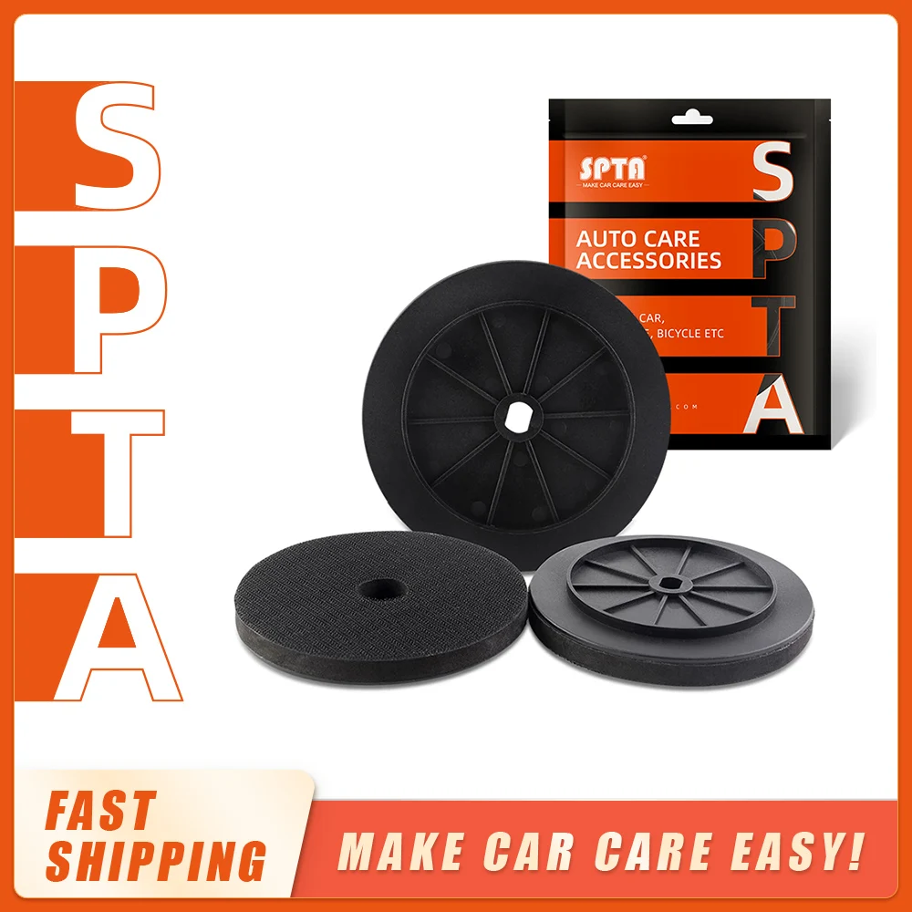 

SPTA 1-20Pcs Backer Backing Plate Pad 5inch/6inch Hook&Loop Buffing Sanding Backer Pad For Auto Car Buffer Polisher