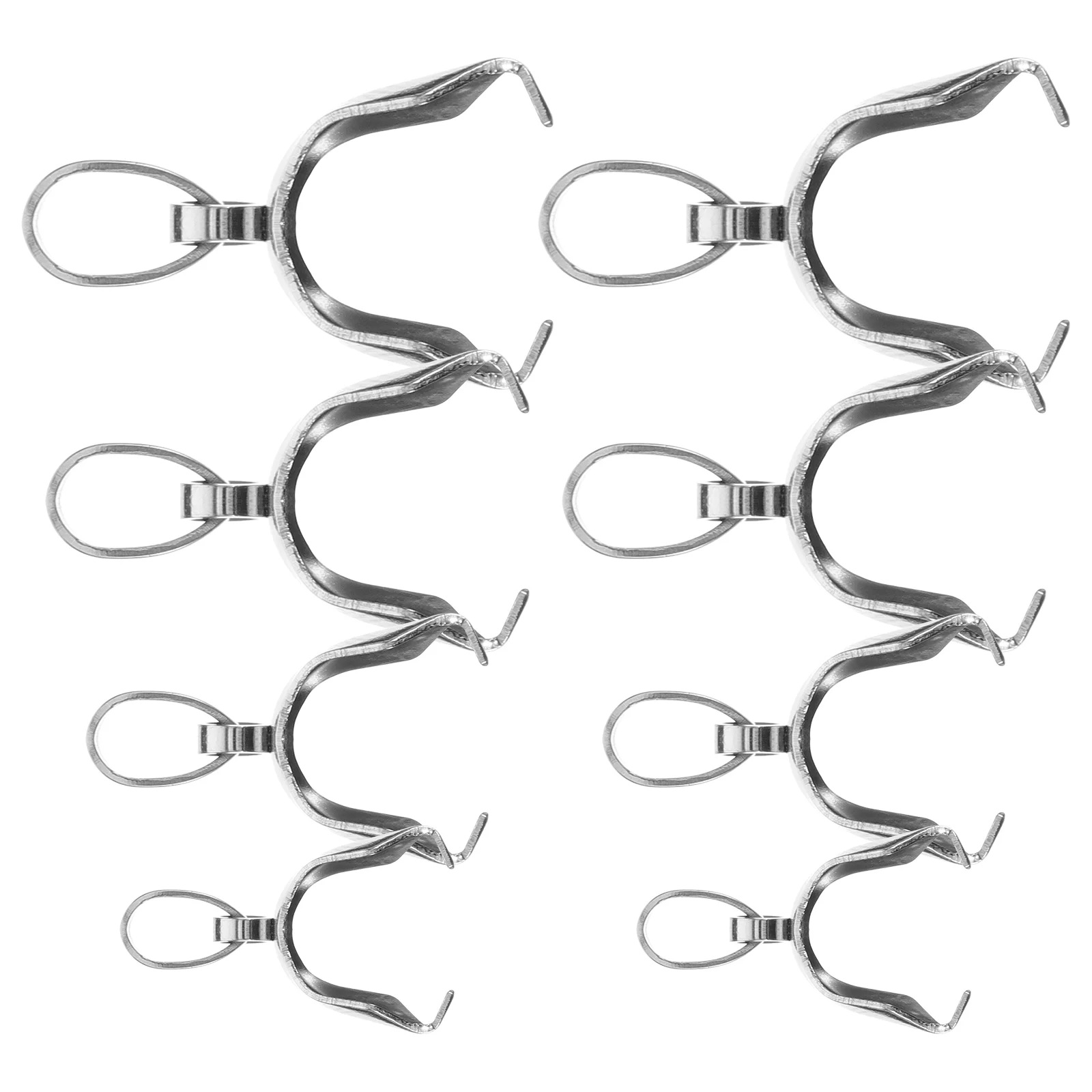 

8 шт., зажимы для бижутерии