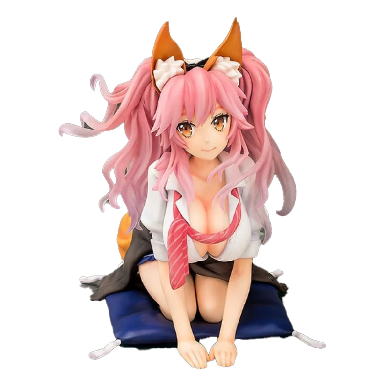 

[In Stock] Original Phat Tamamo No Mae Fate/EXTELLA Lancer Student Uniform Ver JK 1/6 19CM Action Anime Figure Model Doll Gift
