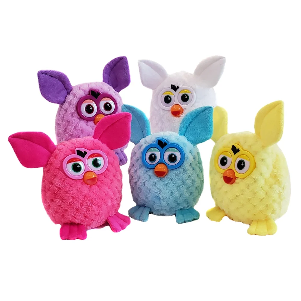 

Electric Talking Furby Elf Plush Electronic Pet Owl Toy Talking Toys for Children Voice Record Button Smart Toy Original