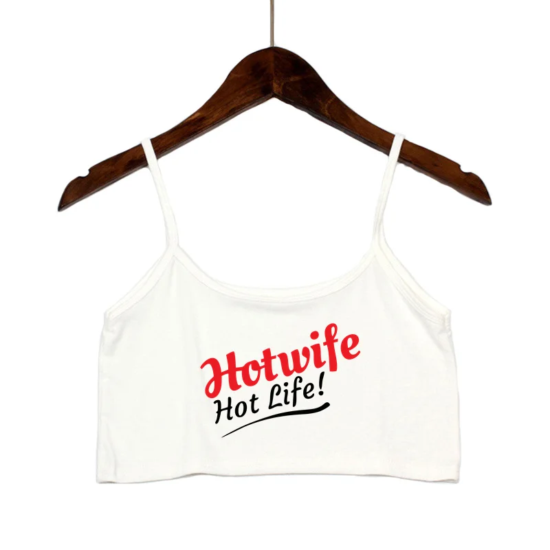 Женский топ Hot Life Letters Print