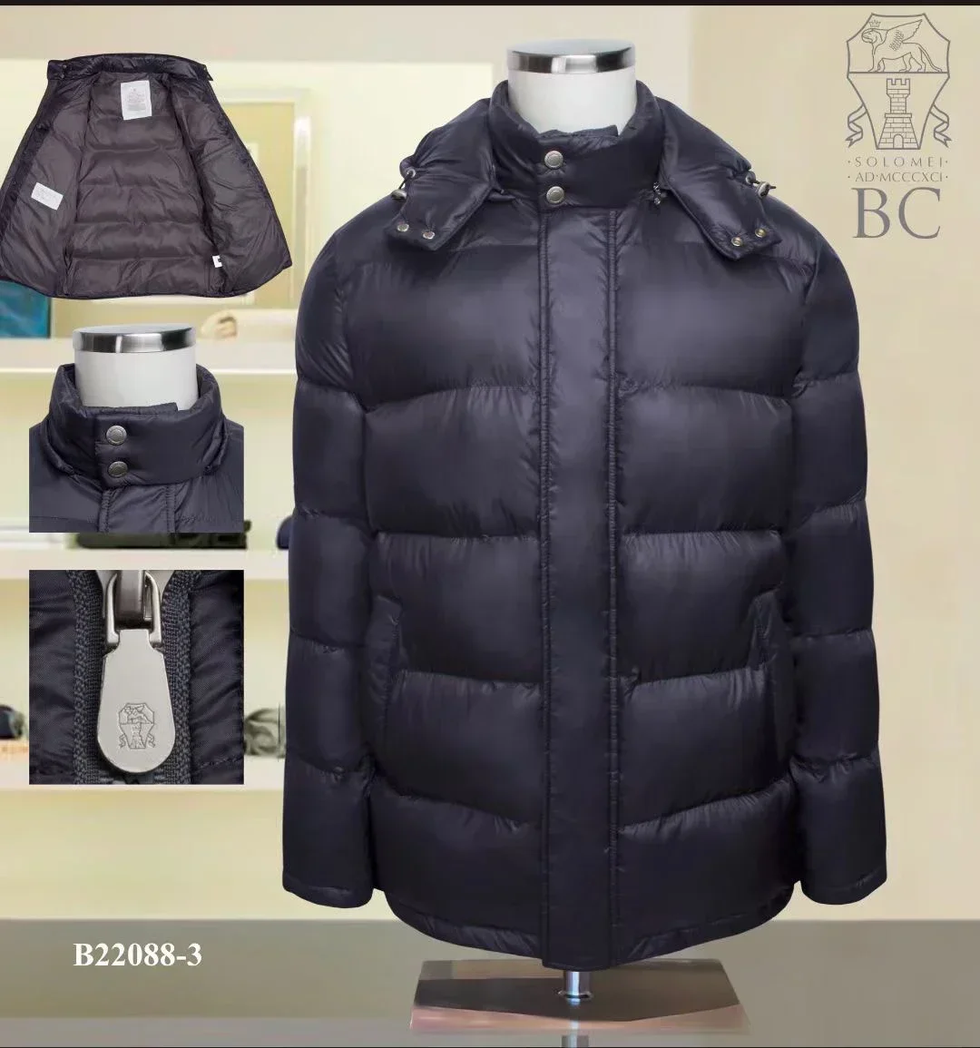 Мужская куртка BILLIONAIRE SIJITONGDA осень-зима 2023 новая хлопковая с капюшоном и карманом