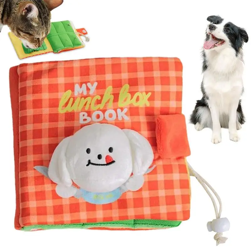 

Подставка для собаки, книга для домашних животных, подставка для собак, подставка для кормления, коврик для медленного кормления, Интерактивная игрушка-головоломка для собак