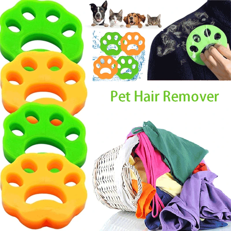 

Pet Hair Remover Washing Machine Accessory Cat Dog Fur Lint Hair Remover Clothes Dryer Reusable Cleaning Laundry Dryer Catcher