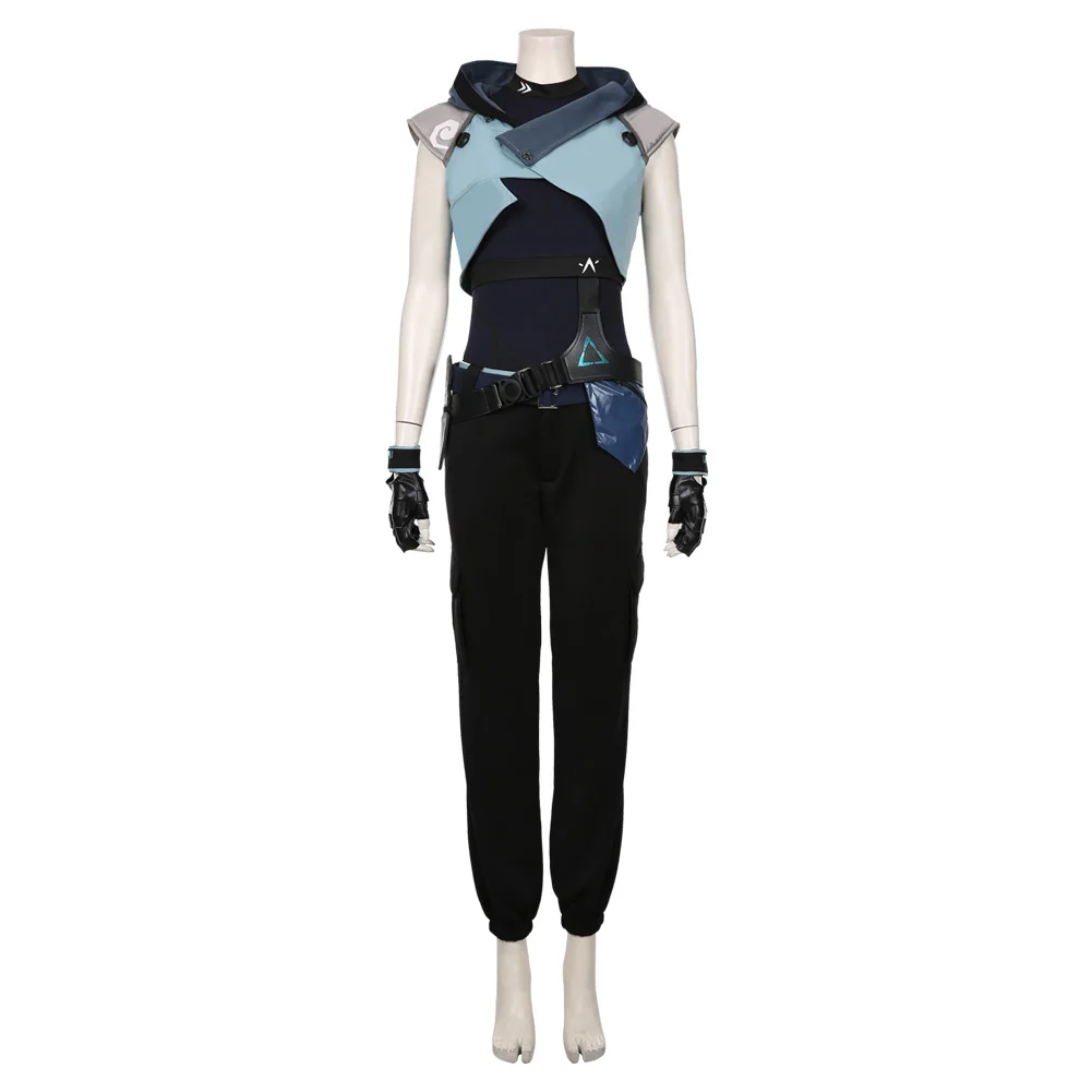 

Game Valorant Jett Cosplay Costume Halloween Jumpsuit Outfits Halloween Carnival Costumes
