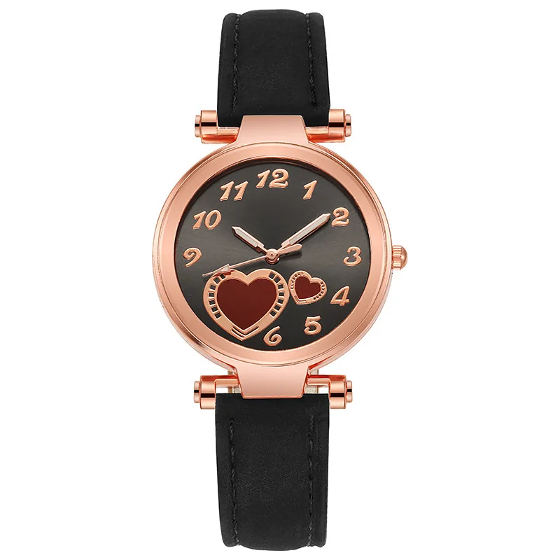 Fashion Women Leather Casual Watch Quartz Wristwatch Luxury Women's Casual Watches Female Watch Women Wrist Watches Mujer