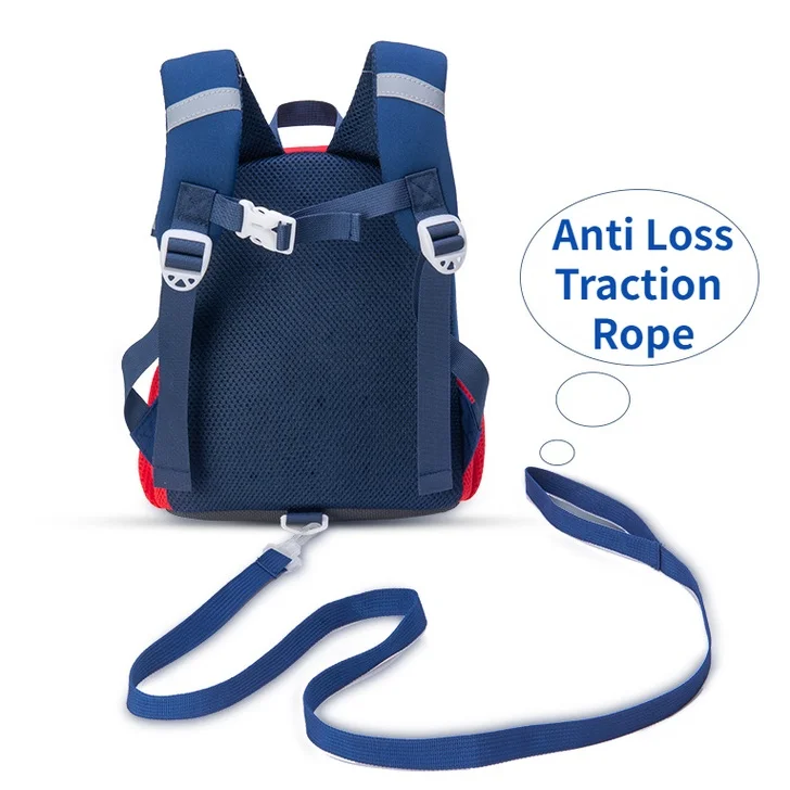 New Children Kindergarten Proschool Schoolbags Cute Primary Girl Boy Cartoon Dinosaur Bucket Backpacks Kids Anti Lost Bags Hot