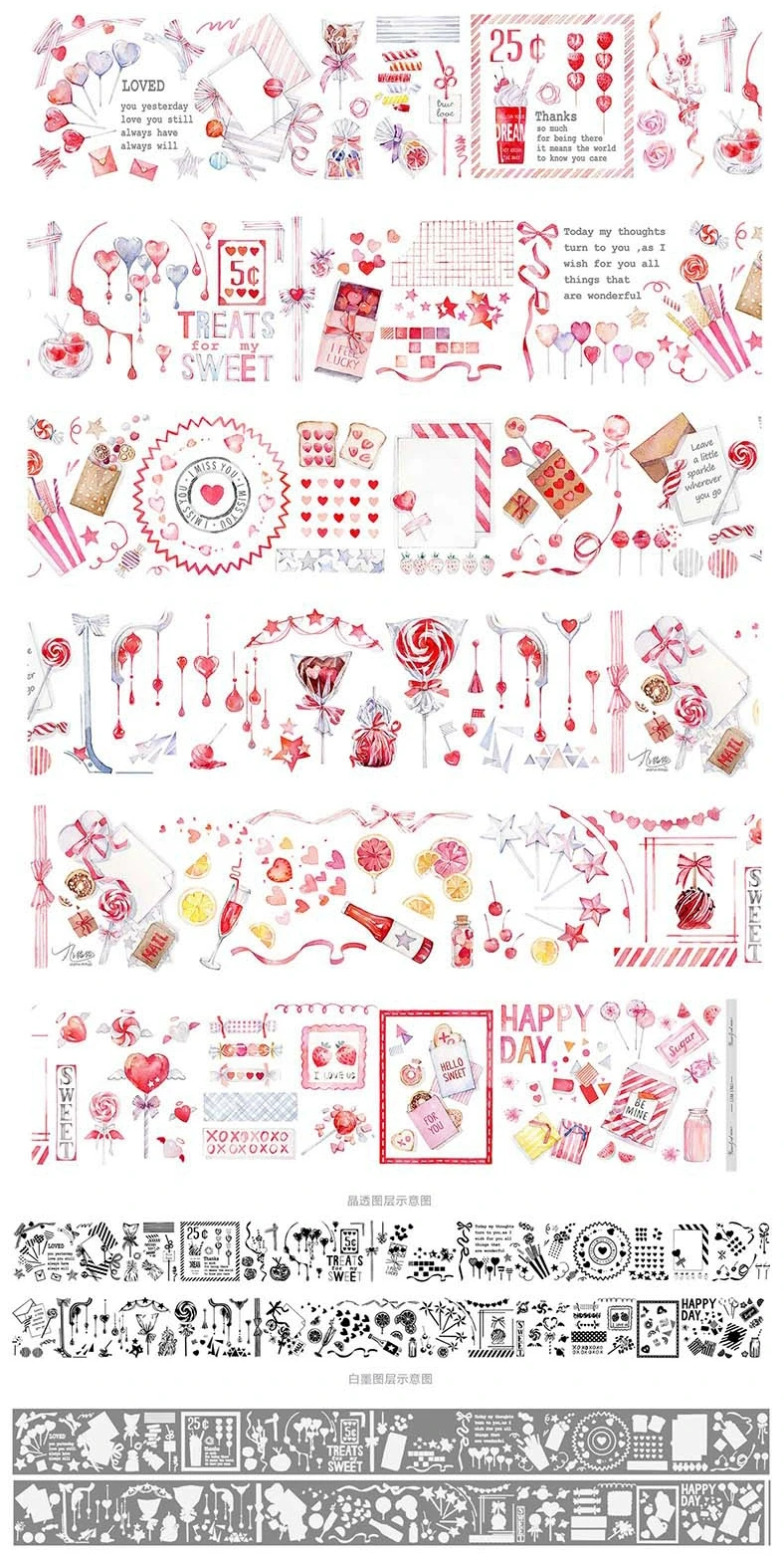 

Сладкая карта памяти Miss конфеты текст и Сердце искусственная лента декоративные наклейки коллаж Сделай Сам Скрапбукинг