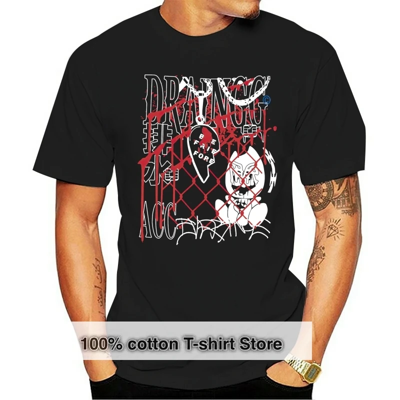 

Drain Gang Merch Mens Black T-Shirt S To 3Xl Apparel Casual Tee Shirt
