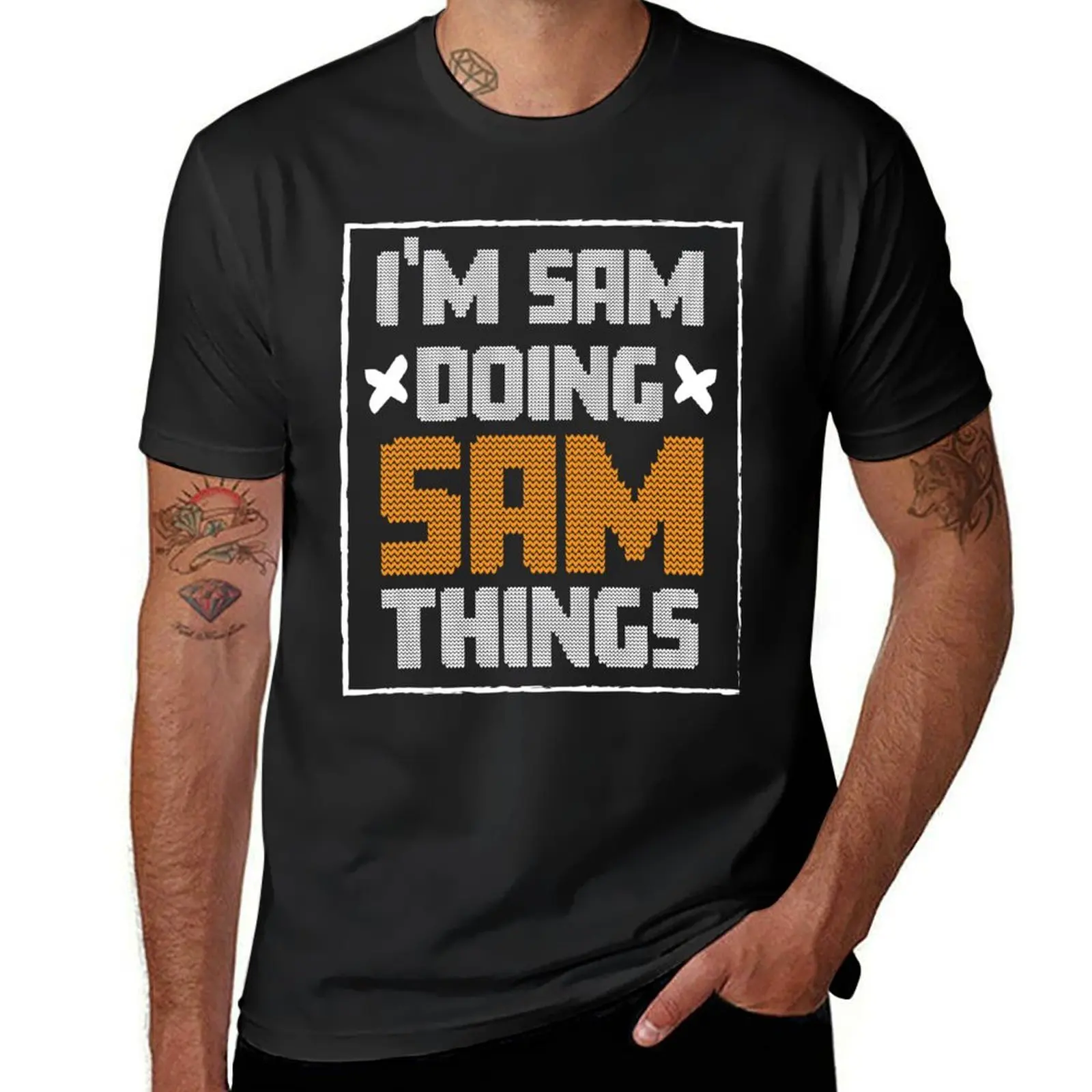 Футболка с надписью I'm Sam Doing Things