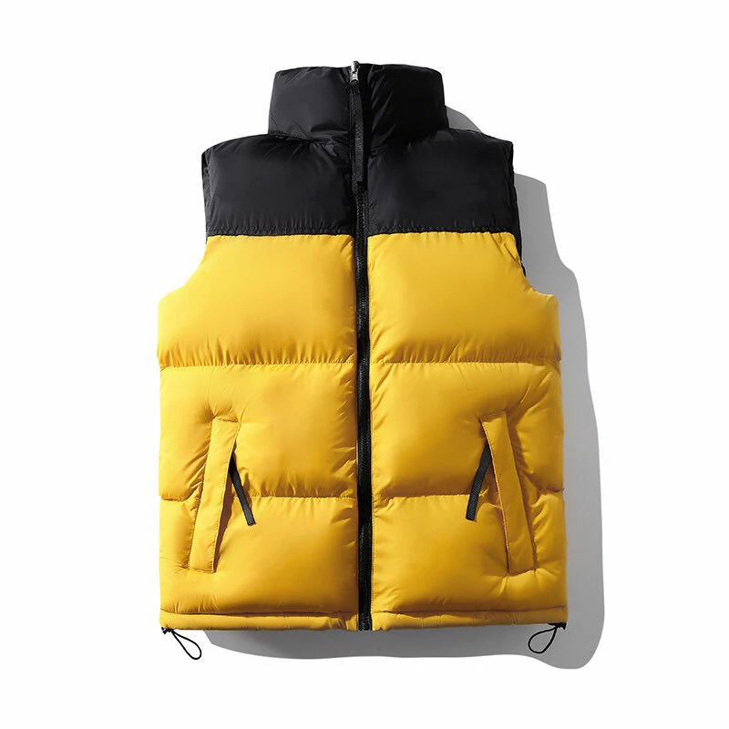 New Winter Warm Men's and Women's Jacket Vest Coat Casual Autumn Stand Collar Down Vest
