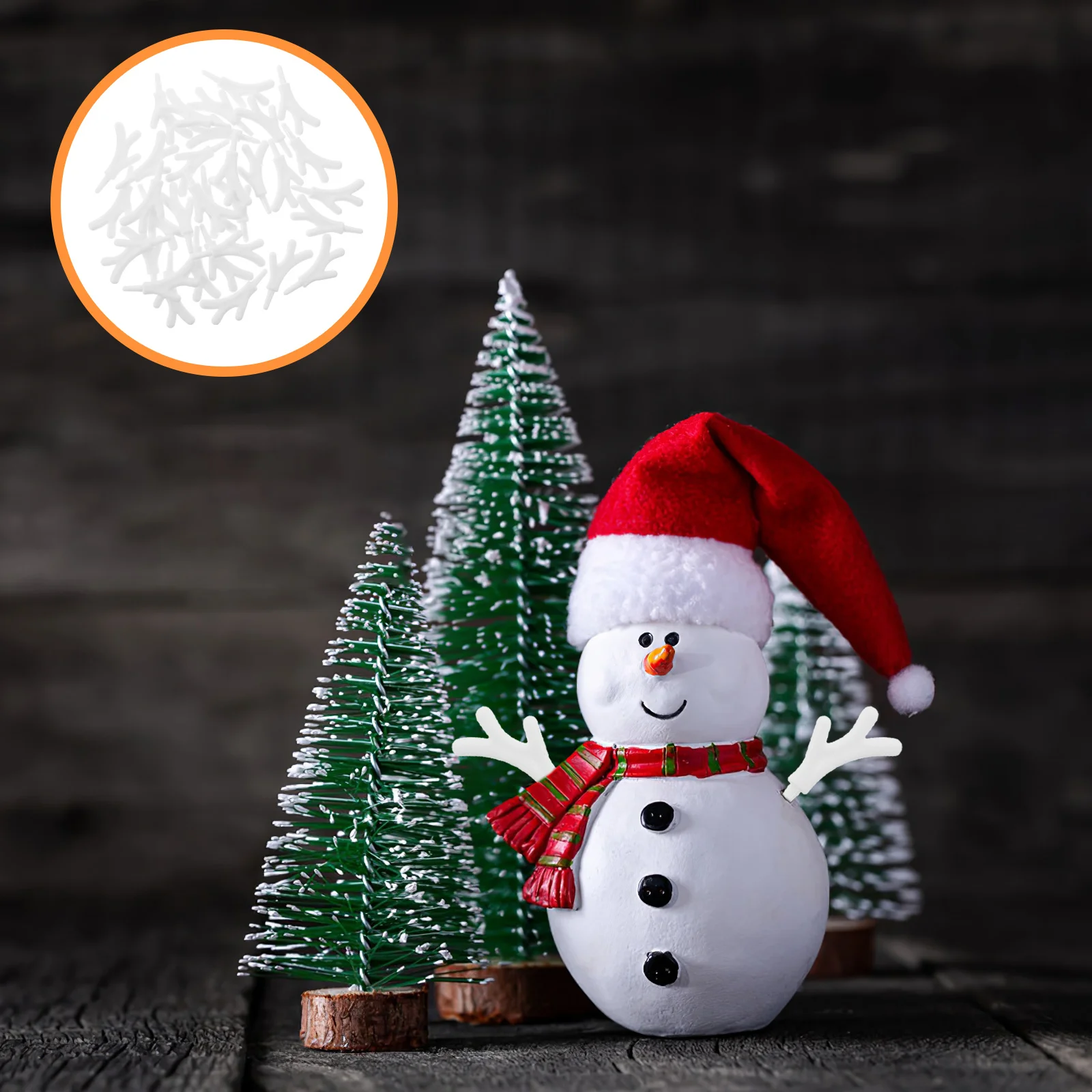 100 шт. рождественские украшения подарок DIY аксессуары ветка рога принадлежности