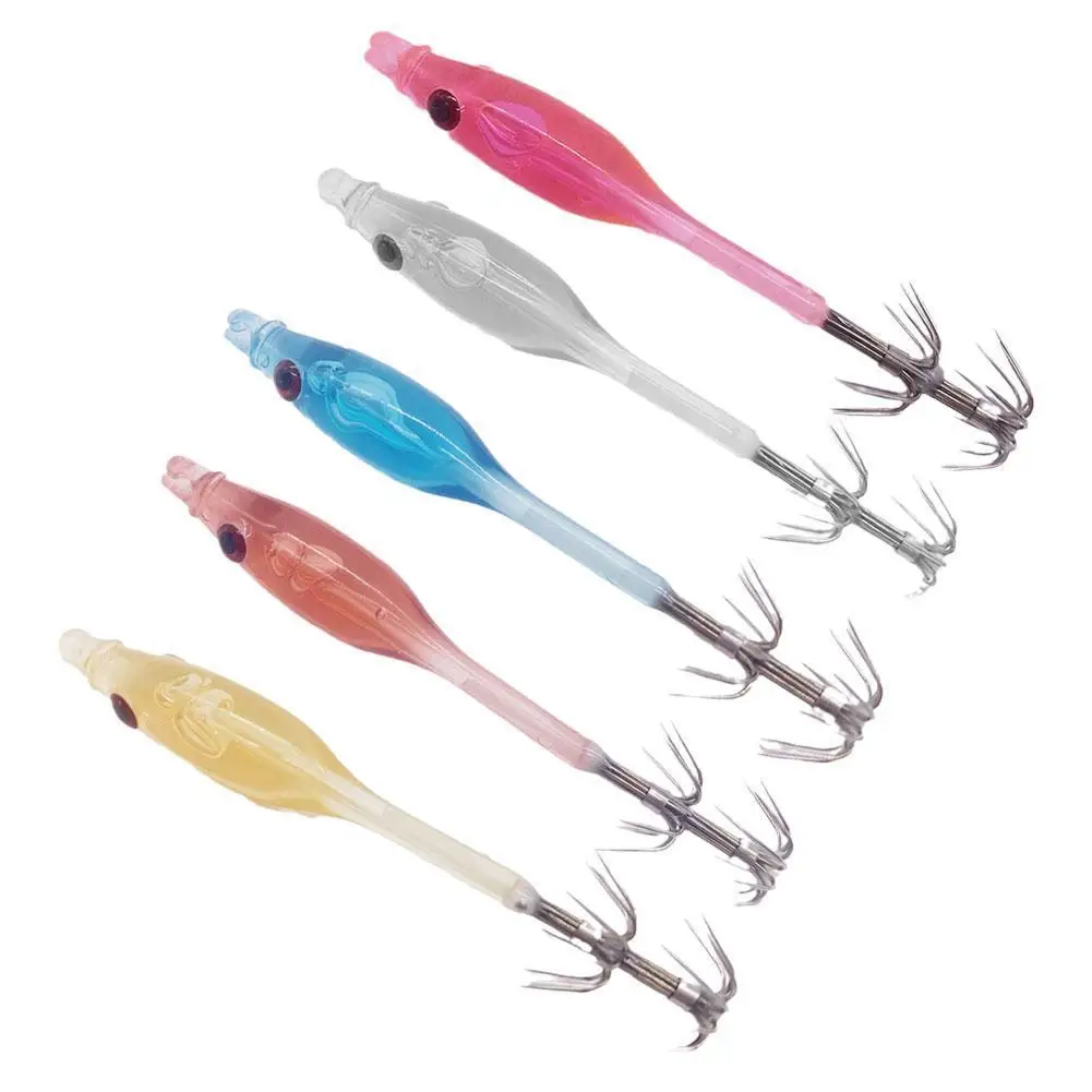 

Octopus Jig Hook Wood Shrimp Bait Squid Hook Sea Fishing Explosion Hook Fish Hooks Double Hook Outdoor Fishing Accessories